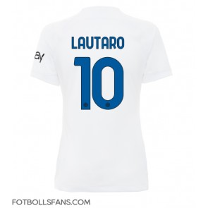 Inter Milan Lautaro Martinez #10 Replika Bortatröja Damer 2023-24 Kortärmad